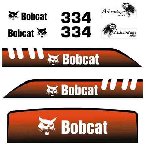 bobcat 334 decal kit